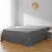 Eider & Ivory™ Ermanno Flat Sheet Microfiber/Polyester in Gray | Queen | Wayfair 2DA00FCEDC3645F9AF51F8D2FF59B842