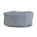 Arlmont & Co. Heavy-Duty Multipurpose Waterproof Outdoor Round Table & Chair Set cover, Patio Dining Table Cover, in Gray | 24 H x 95 W in | Wayfair