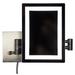 Symple Stuff Lievin Frameless Magnifying Bathroom Mirror, Stainless Steel | 8.66 H x 17.44 W x 3.57 D in | Wayfair FF9C4FD71B2348918DC3B65EB1AA3D89