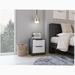 Latitude Run® 2 - Drawer Nightstand Modern Design w/ Metal Hardware Smooth Running Drawers Wood in Gray | 18.9 H x 16.14 W x 14.37 D in | Wayfair