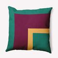 Latitude Run® Throw Square Pillow Cover & Insert by E by Design Polyester/Polyfill blend in Green | 20 H x 20 W x 7 D in | Wayfair