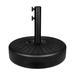 Arlmont & Co. Nhuy Free Standing Umbrella Base Plastic/Resin in Black | 5.5 H x 20 W x 20 D in | Wayfair E7F3378E9A5240FEBA0D3078BC56B170