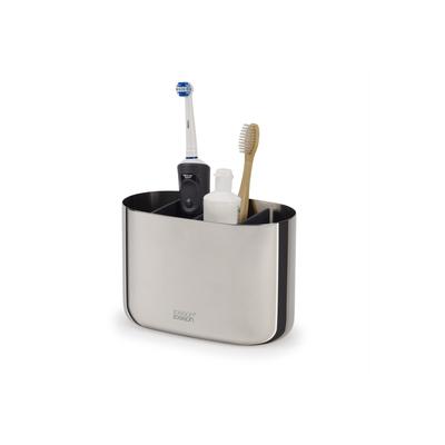 Joseph Joseph EasyStore Luxe Steel Toothbrush Holder - Stainless-steel