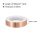 Copper Foil Tape 0.98 Inch x 21 Yards 0.05 Thick Single Sided for Electronics - Copper Tone