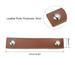 Drawer Pulls, 6Pcs Leather Dresser Handles Door Knobs