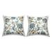 Stupell Detailed Paisley Patterned Florals Printed Throw Pillow Design by Reneé Campbell (Set of 2)