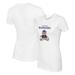 Women's Tiny Turnip White Texas Rangers Teddy Boy T-Shirt
