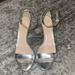 J. Crew Shoes | J. Crew Metallic Sandals With Kitten Heel! | Color: Silver | Size: 7