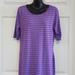 Lularoe Dresses | Lularoe Short Sleeve Dress | Color: Purple | Size: L