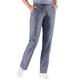 Marlene-Hose CASUAL LOOKS Gr. 215, E x trakurzgrößen, blau (jeansblau) Damen Hosen Palazzohosen