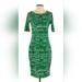 Lularoe Dresses | Lularoe Julia Xs | Color: Green/White | Size: Xs