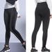 Athleta Pants & Jumpsuits | Athleta Metro Velvet Tux Black Leggings Side Velvet Stripe Xxs Active Tight | Color: Black | Size: Xxs