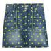 Disney Skirts | Disney Mickey Printed Denim Mini Skirt | Color: Blue/Green | Size: Xs