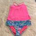 Lilly Pulitzer Swim | Lilly Pulitzer Swim Top Is Size L And Luxletic Color Pink And Bottom Size 14 | Color: Blue/Pink | Size: Top Size L And Bottom Size 14