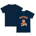 Infant Tiny Turnip Navy Houston Astros Teddy Boy T-Shirt