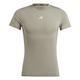 Adidas Herren T-Shirt (Short Sleeve) Tf Tee, Silver Pebble, IC2156, 4XL