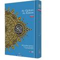 MAQDIS NOBLE A4 LARGE Quran Koran Book Holy English Arabic Word by Word Translation Meaning (Blue)