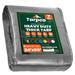 Tarpco Safety 24 ft. x 50 ft. 7 Mil Heavy Duty Polyethylene Tarp, Waterproof, Rip & Tear Proof Aluminum in Gray | 1 H x 24 W x 50 D in | Wayfair