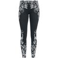 Black Premium by EMP Black leggings with detailed print Leggings black