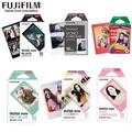 Fujifilm-Film Instax Mini 12 9 papier photo 10/20/30 feuilles blanc arc-en-ciel pour appareil