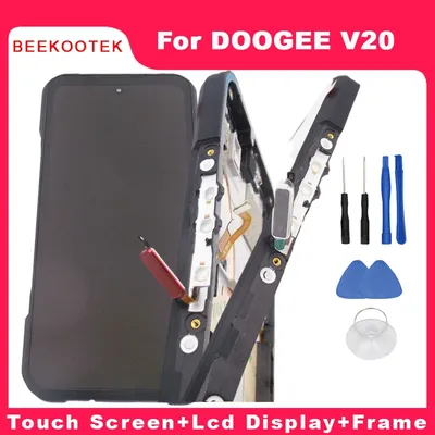 DOOGEE-Ensemble écran tactile LCD V20 avec châssis pièce de rechange pour Dooduextrêmes