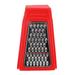 Northlight Seasonal 8.25" Collapsible Box Kitchen Grater Metal in Red | 8.25 H x 5.25 W x 5.25 D in | Wayfair AVON F3988461