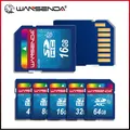 Wansenda-Carte SD pleine grandeur originale 4 Go 8 Go 16 Go 32 Go 64 Go mémoire flash SDHC