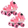 Patins à roulettes pour enfants patins à 4 roues patins à double roue chaussures de patin à