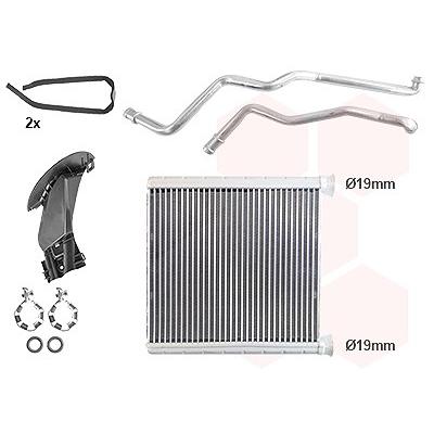Van Wezel Wärmetauscher, Innenraumheizung [Hersteller-Nr. 06016700] für BMW, Mini Image
