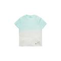 TOM TAILOR Jungen 1036495 Kinder Oversized T-Shirt mit Muster, 31739-Soft Aqua Dip Dye, 164