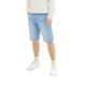 TOM TAILOR Herren 1036290 Bermuda Jeans Shorts, 10118 - Used Light Stone Blue Denim, 40