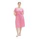 TOM TAILOR Damen 1037301 Plussize Kleid, 31745 - Pink Geo Design, 50 Große Größen