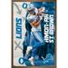 NFL Detroit Lions - Amon-Ra St. Brown 22 Wall Poster 22.375 x 34 Framed