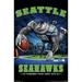 NFL Seattle Seahawks - End Zone 17 Wall Poster 14.725 x 22.375