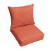 Beachcrest Home™ Indoor/Outdoor Sunbrella Seat/Back Cushion, Polyester in Orange/Red/Pink | 27" W x 29" D | Wayfair