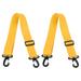 Uxcell 110cmx3.8cm Ski Carrier Strap 2 Pack Snowboard Boot Strap Yellow