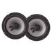 Eccomum One Pair Universal Audio 100 Watt Power Reference 6.5 Inch Car Horn Stereo Audio Coaxial Speaker System