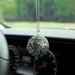 WQJNWEQ Clearance Car Rearview Mirror Pendant car Charm Bling Crystal Ball Ornament Hanging