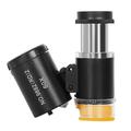 Yohome 60 Times Microscopic Magnifying Glass Jewelry LED Lamp UV Portable Pocket Microscope for Jewelers Eye Magnifying Glass Reading Jewelry Coin