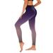 Mrat Women Fit Pants Casual Full Length Yoga Pants Ladiesâ€™s Stretch Yoga Leggings Fitness Running Gym Sports Full Length Active Pants Female Casual Trousers Coffee M