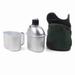 3 pcs Soldier Military Kettle Pot German Bivouac Mess Kit For Outdoor Camping Hiking