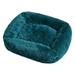 Baocc Dog Bed Plush Dog Bed Calming Dog Cat Bed Soft and Fluffy Cuddler Pet Cushion Self Warming Puppy Beds Machine Washable Navy