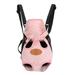 Portable Pet Supplies Transport Outdoor Travel Cat Front Shoulder Carry Puppy Cat Carrier Bag Sling Bag Pet Cat Backpack PINK M