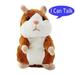 MesaSe Adorable Gift Toy Talking Hamster Mouse Plush Doll for Kids Mimicry child Plush Toy Gift Repeats What You Say