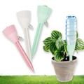 Self Watering Spikes Plant Self Watering Planter Insert Spikes Stakes Adjustable Self Watering Spikes Plant Waterers Funnel Dripper for Vacations Automatic Watering System for Potted Plants 3PCS