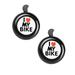 2 Pack Bike Bell Bicycle Bell Loud Crisp Clear Sound for Road Bike Mountain Bike City Bike Sports Bike Cruiser Bike BMX Bike - Black