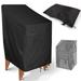 Waterproof Outdoor Lounge Stackable High-Back Furniture Cover Patio Chair Cover