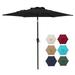 COBANA 7.5â€™ Patio Umbrella Outdoor Table Market Umbrella for Garden Black