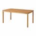 Alaterre Furniture Okemo Acacia Wood Outdoor Dining Table Natural