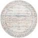 Rugs.com Aramis Collection Rug â€“ 5 Ft Round Multi Medium Rug Perfect For Kitchens Dining Rooms